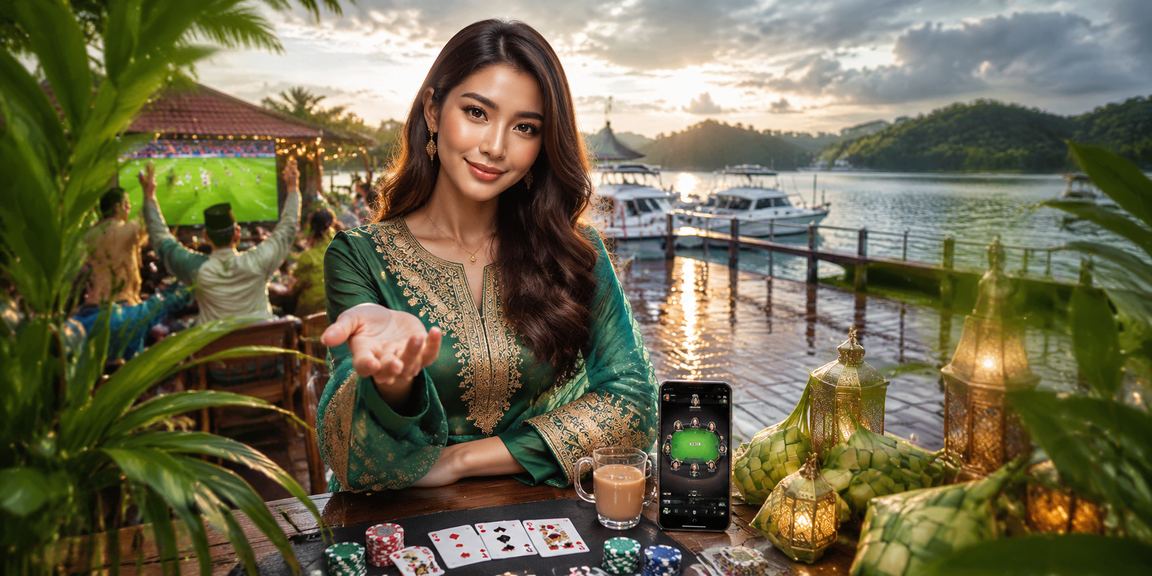 Permainan poker perayaan Hari Raya bergaya Malaysia