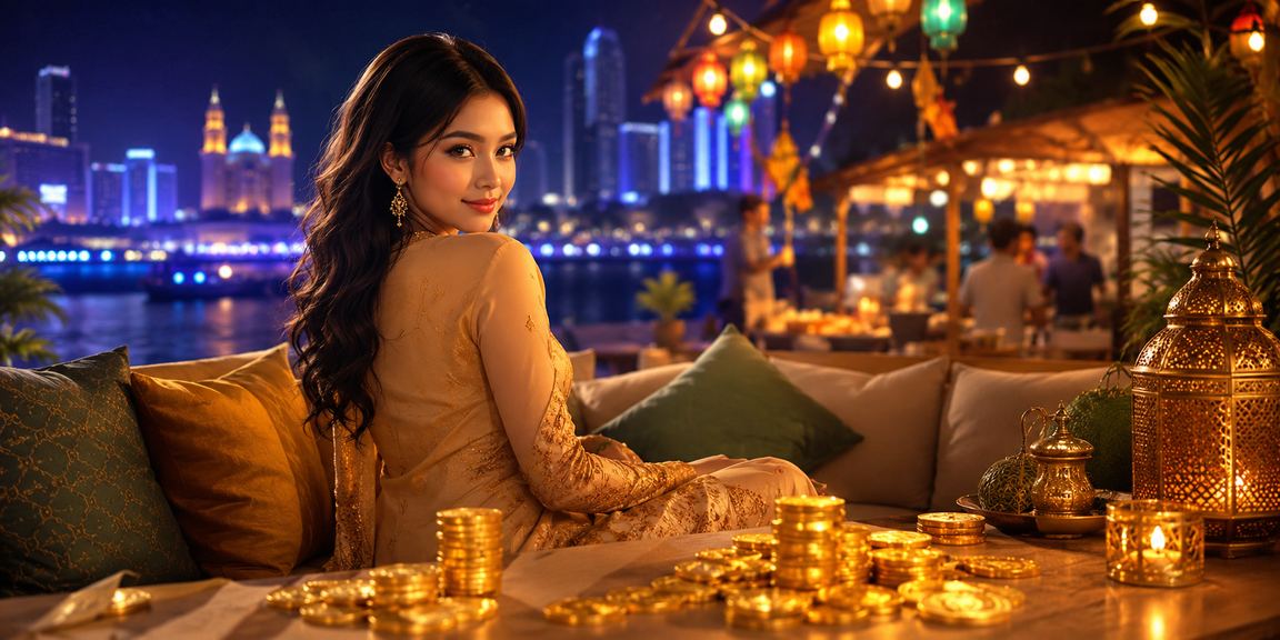 Suasana hiburan kasino perayaan Hari Raya di Selangor Malaysia